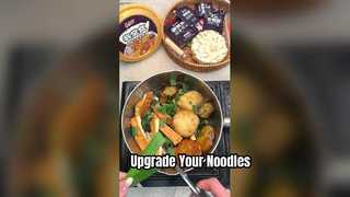 การปรุงบะหมี่กึ่งสำเร็จรูปด้วยวิธีนี้โดยใช้ส่วนผสมอื่นๆ