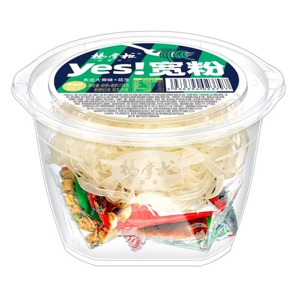ไม่ทอด ขนาดใหญ่ ทันที Vermicelli กับถั่วเหลือง ซุปกระดูกใหญ่ รสชาติ กล๊าส นูเดลส รสชาติกระดูก