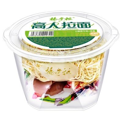บะหมี่กึ่งสำเร็จรูป รสเนื้อเผ็ด ไม่ทอด / บะหมี่ถ้วย รสเนื้อ เผ็ดเปรี้ยวเผ็ดพร้อมไข่